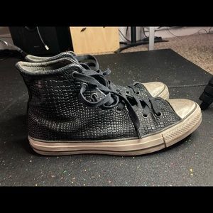 Converse John Varvatos snake skin high tops